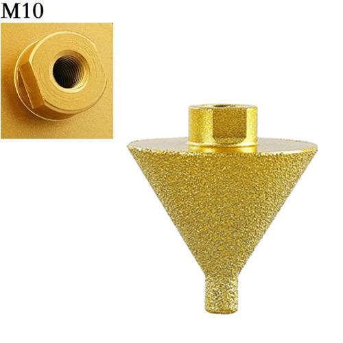 Фреза алмазна конусна для дриля по кераміці/граніту 9-50 мм M10 Gold (927091) - фото 2 Фреза алмазна конусна для дриля по кераміці/граніту 9-50 мм M10 Gold (927091) - фото 2