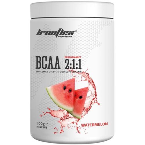 Амінокислота BCAA для спорту IronFlex BCAA Performance 2-1-1 Watermelon 500 g 100 servings (000012449)