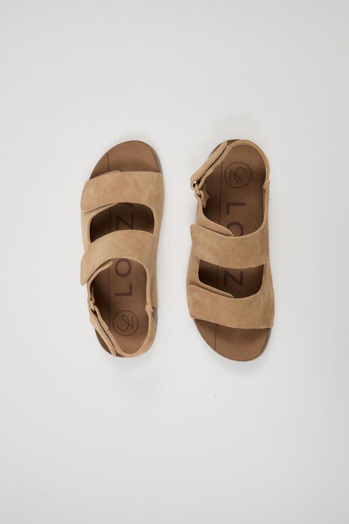 Сандалии женские LONZA на платформе р. 37 Бежевый (200211) - фото 4 Сандалии женские LONZA на платформе р. 37 Бежевый (200211) - фото 4