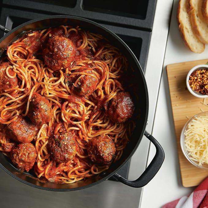 Каструля KitchenAid з жорстким анодованим антипригарним покриттям та кришкою 8 л - фото 6 Каструля KitchenAid з жорстким анодованим антипригарним покриттям та кришкою 8 л - фото 6