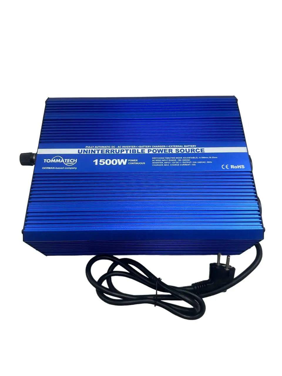 Інвертор TommaTech MS-1500W 12-220V 12В - фото 3 Інвертор TommaTech MS-1500W 12-220V 12В - фото 3