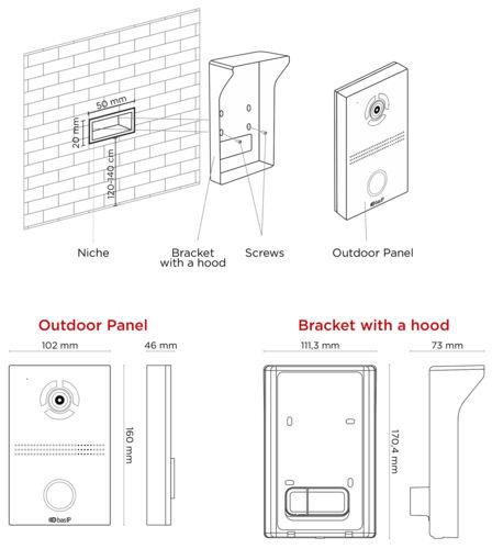 Панель виклику BAS-IP AV-03BD для IP-домофонів Black (112560) - фото 8 Панель виклику BAS-IP AV-03BD для IP-домофонів Black (112560) - фото 8