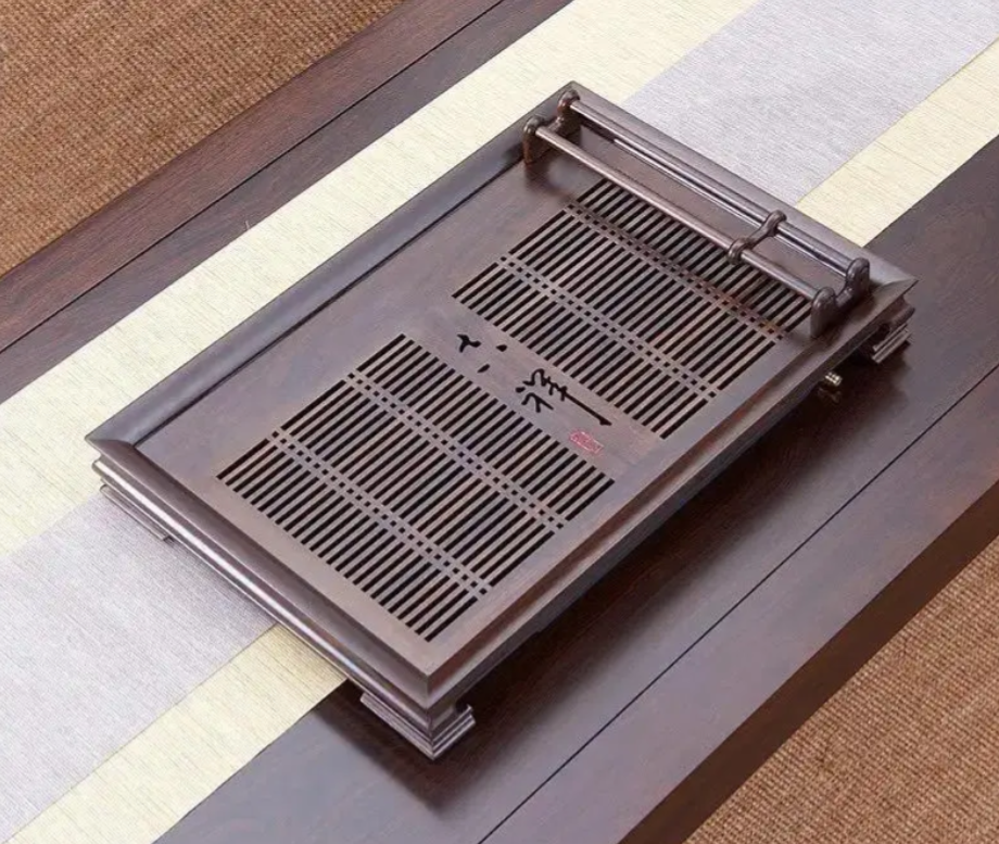 Чабань чайный китайский столик Hantang деревянный 54,6х37,3х6,8 см (833) - фото 6