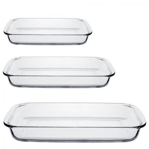 Набір скляних деко Firex прямокутних 3 шт. (236717) - фото 3