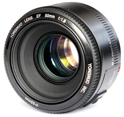 Объектив Yongnuo YN f/1,8 для Canon D 50 мм (183838520)