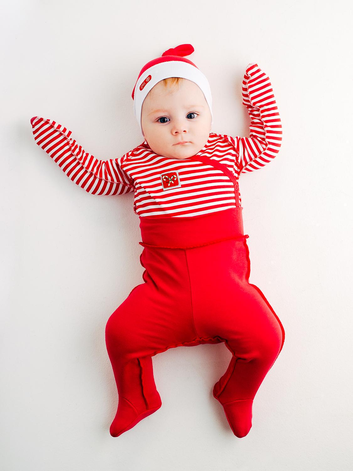 Комплект детский Smil 56 см Бело-красная полоска (109904)