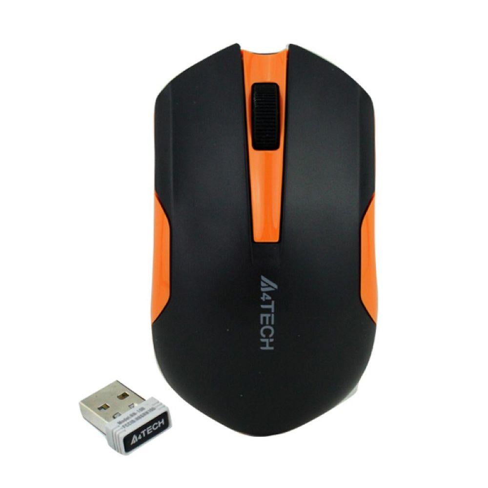 Мышь A4Tech G3-200N 1000 dpi USB Black/Orange (89993)