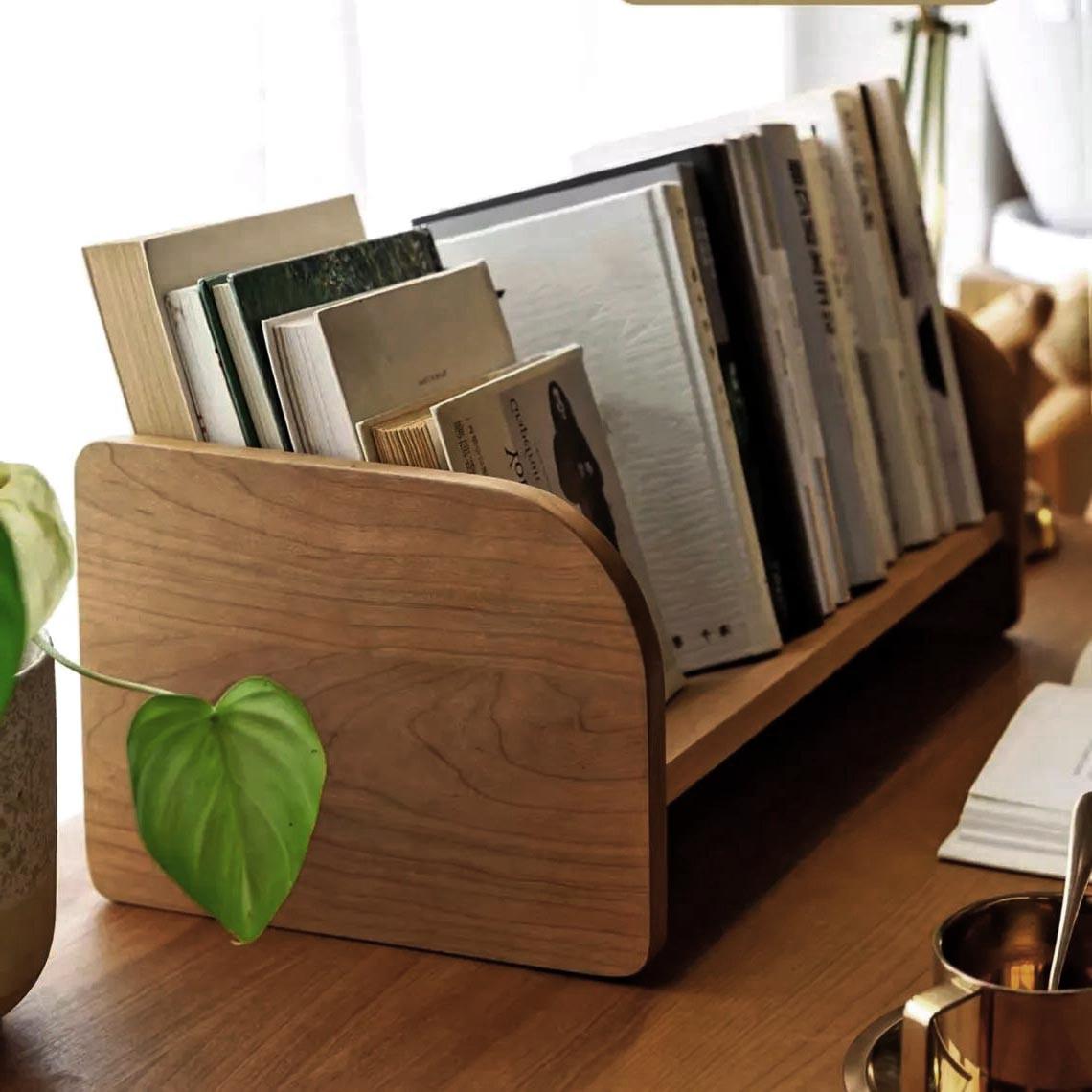 Полка книжная настольная из дерева Триолия Корица (КПА-003833)