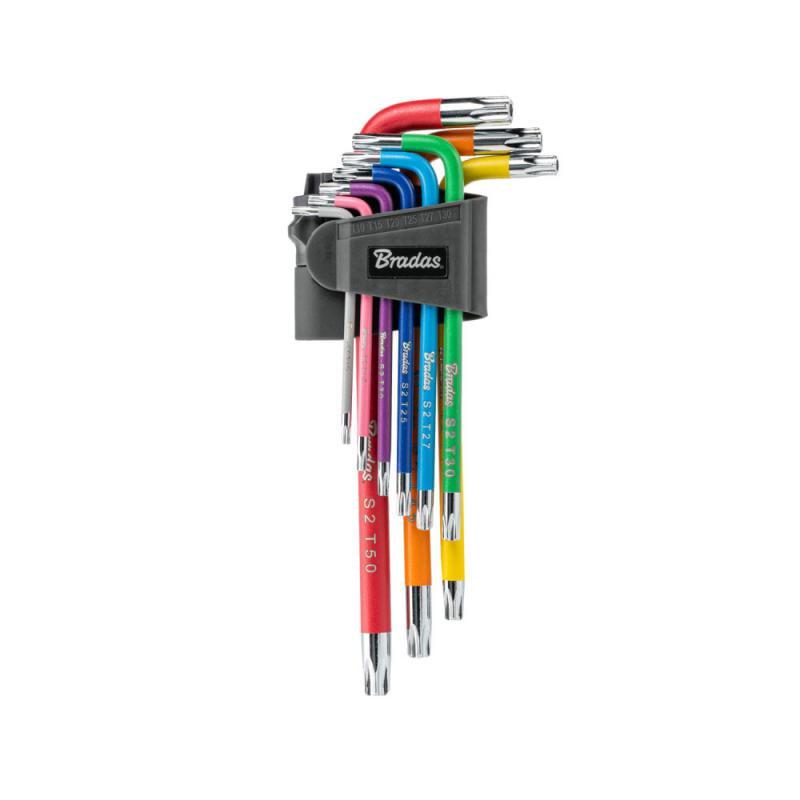 Набор ключей Bradas TORX TX 10-50 9 шт. длинные (DIY-HKT42-LO/B) Набор ключей Bradas TORX TX 10-50 9 шт. длинные (DIY-HKT42-LO/B)