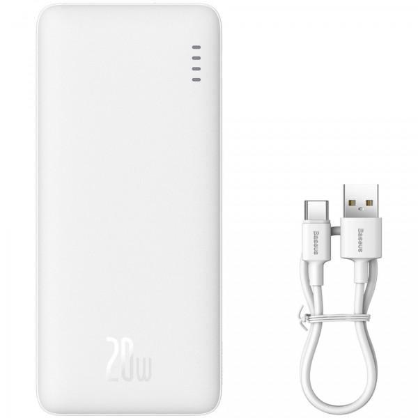 Внешний аккумулятор Baseus Airpow 10000mAh 20W White (PPQD090002)