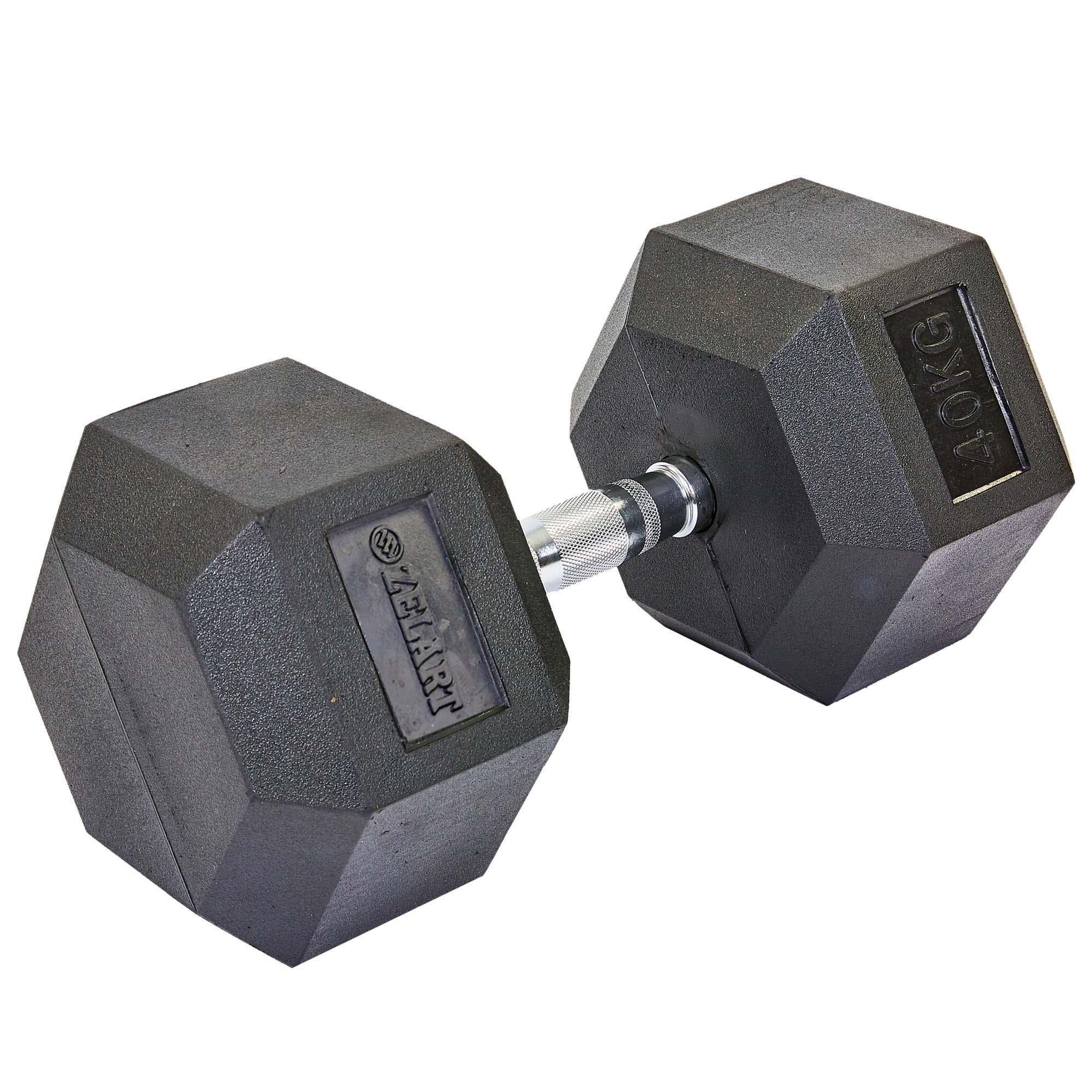 Гантель цельная Zelart TA-5159-40 шестигранная 1 шт. 40 кг (DR002847) - фото 1 Гантель цельная Zelart TA-5159-40 шестигранная 1 шт. 40 кг (DR002847) - фото 1