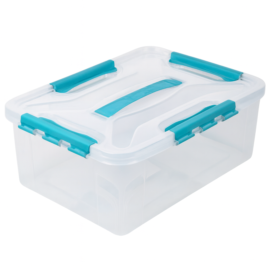 Контейнер для папок и бумаги PB-621 10 л 27,3х37,2х13,8 см Прозрачно-голубой (32534810)