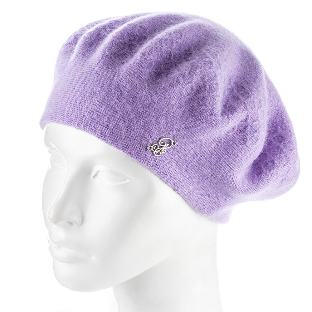 Шапка женская Atrics WH873 двойной ангоровый Лавандовый