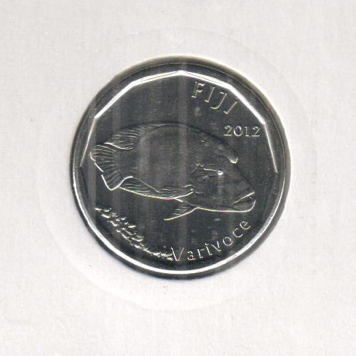 Коллекционная монета Фиджи 50 центов 2012 UNC (KM#335)