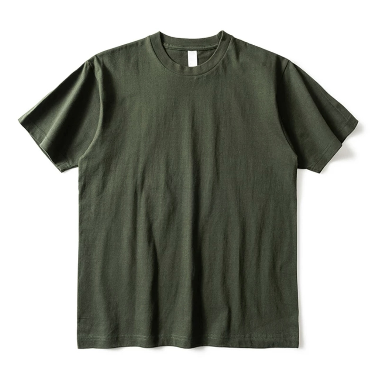 Футболка мужская однотонная XL Зеленый (29757333)