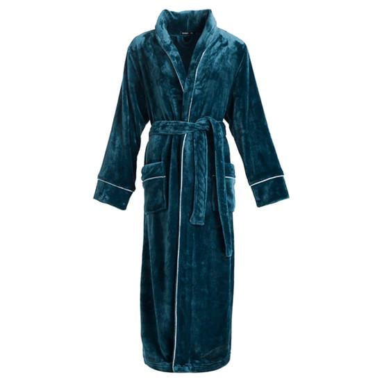 Халат мужской плюшевый длинный Suimo XXXL Морская волна