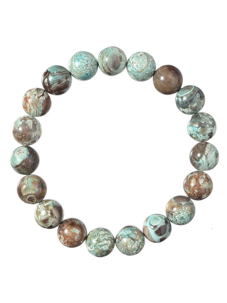 Браслет из голубой яшмы (5190)