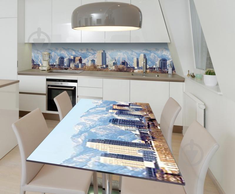 Наклейка вінілова на стіл Zatarga "Місто Гори" 650х1200 мм Z181748/1st Наклейка вінілова на стіл Zatarga "Місто Гори" 650х1200 мм Z181748/1st