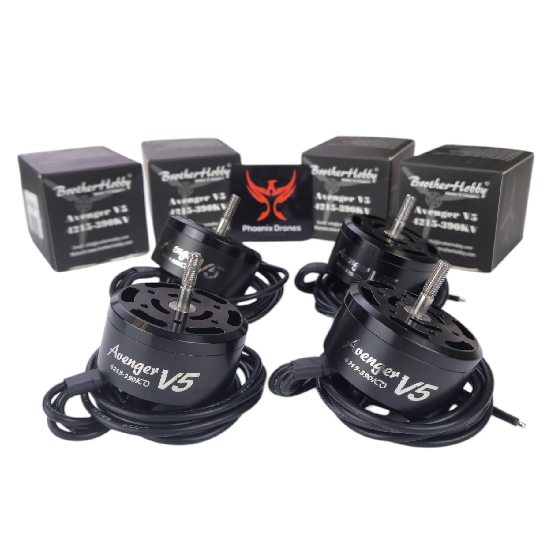 Набор моторов BrotherHobby Avenger 4215 V5 390KV с 3-лопастными пропеллерами (99913) - фото 6 Набор моторов BrotherHobby Avenger 4215 V5 390KV с 3-лопастными пропеллерами (99913) - фото 6