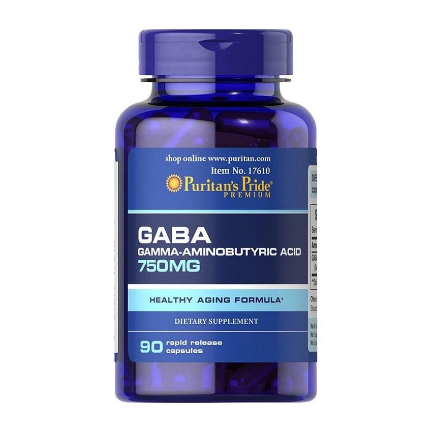 ГАМК Puritan's Pride GABA 750 mg 90 капс.