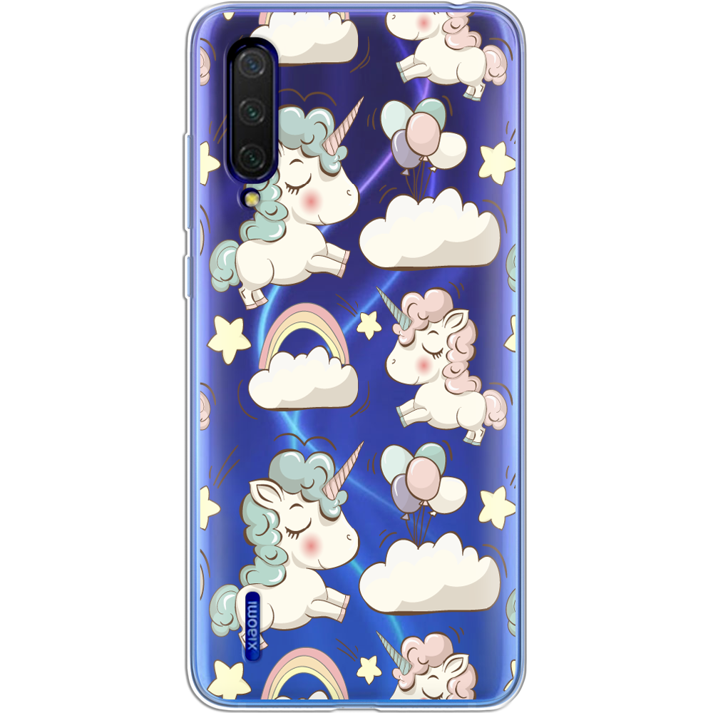 Чехол BoxFace Xiaomi Mi 9 Lite Unicorns Прозрачный силикон (38311-cc2-38311)