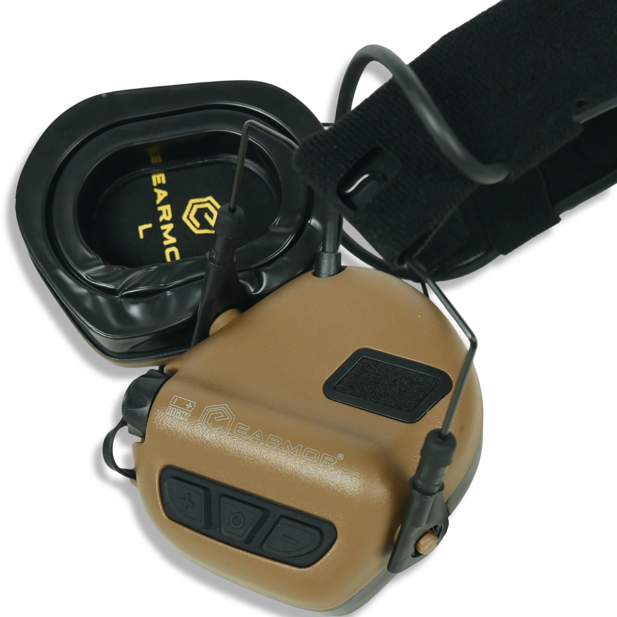 Наушники Earmor M32 PLUS со съемным микрофоном 82 дБ Койот (27668232) - фото 7 Наушники Earmor M32 PLUS со съемным микрофоном 82 дБ Койот (27668232) - фото 7