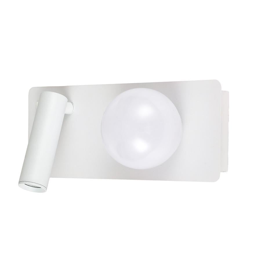 Бра LED 774W2501B RT WH 6,5W спот справа Белый