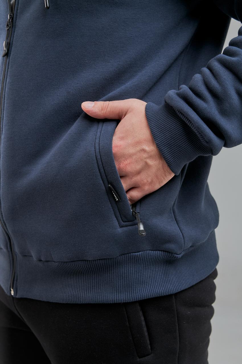Кофта мужская М0168.4 L Синий (633-1-62) - фото 4 Кофта мужская М0168.4 L Синий (633-1-62) - фото 4