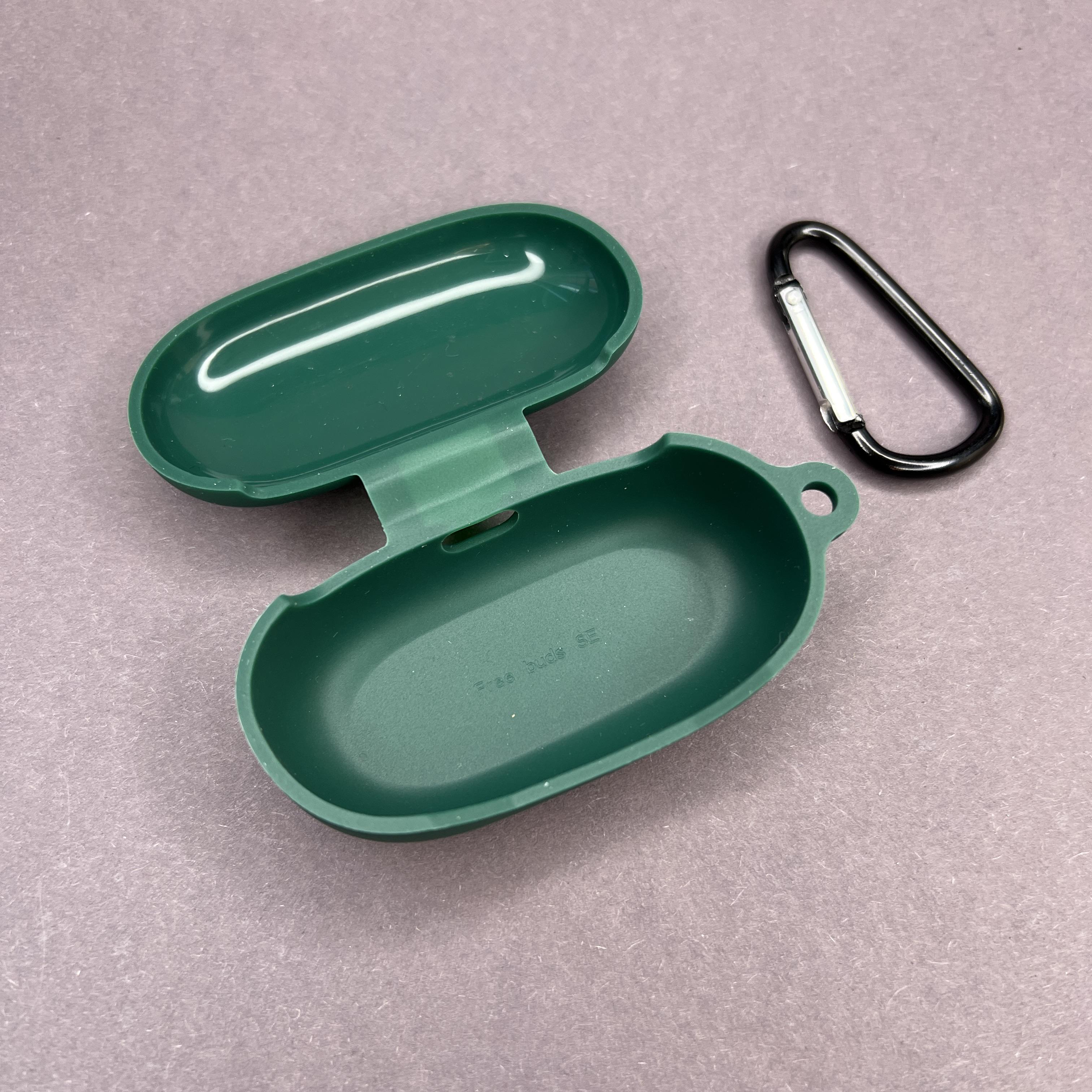 Чехол для наушников Huawei FreeBuds SE с карабином толстый противоударный (551263) - фото 2 Чехол для наушников Huawei FreeBuds SE с карабином толстый противоударный (551263) - фото 2