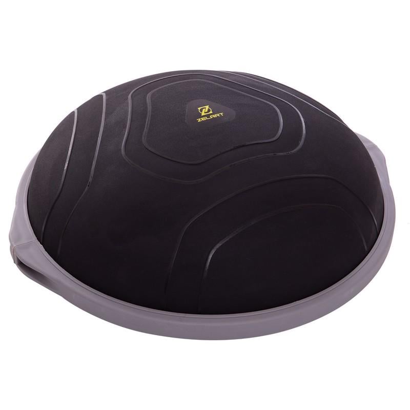 Полусфера для фитнеса Zelart BOSU FI-3584 Черный/Серый (DR004892) - фото 3 Полусфера для фитнеса Zelart BOSU FI-3584 Черный/Серый (DR004892) - фото 3