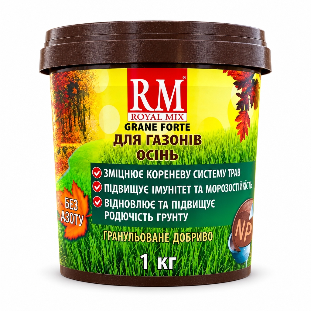 Удобрение осеннее для газона Royal Mix Grane Forte без азота 1 кг (38470535) Удобрение осеннее для газона Royal Mix Grane Forte без азота 1 кг (38470535)