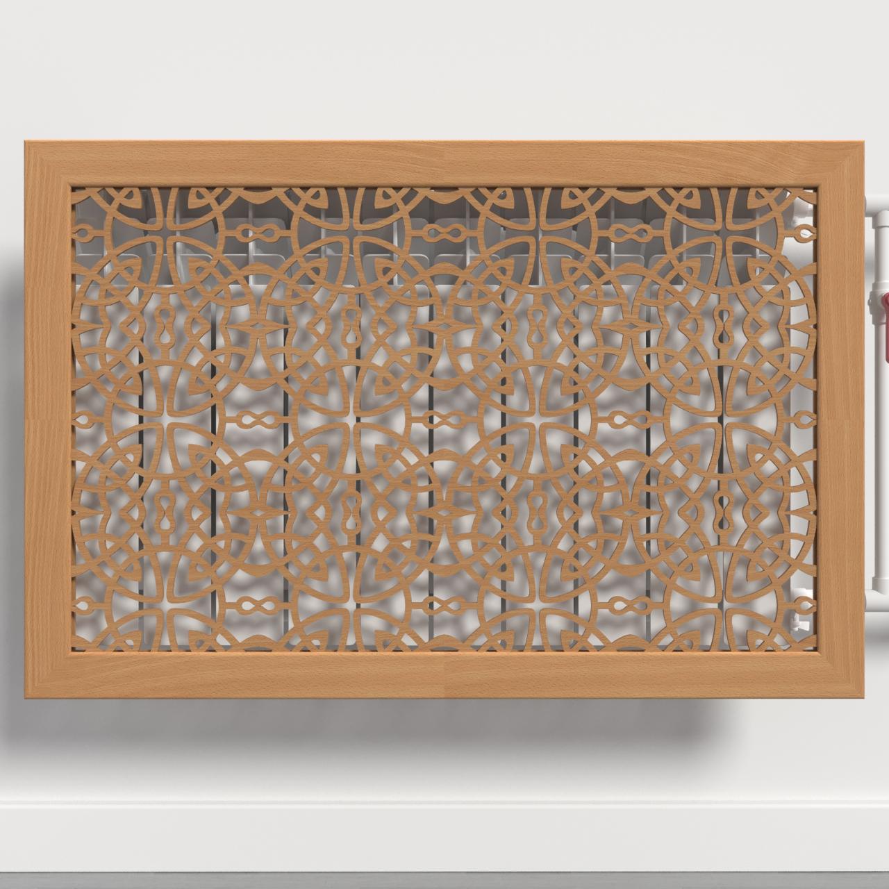 Решетка-экран на батарею SMARTWOOD 1200 мм Бук Бавария (R20144105)