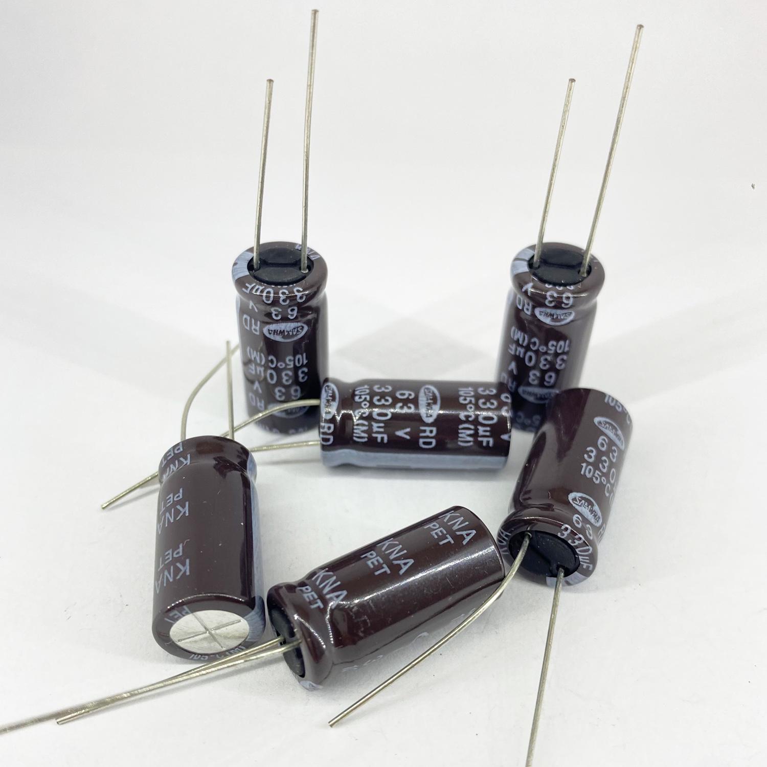 Электролитические конденсаторы Samwha 330 мкф 63V 10x20 мм 105 °C (5435)