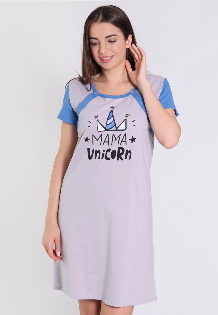 Ночная рубашка для беременных N.EL 916-12-4 S Джинс