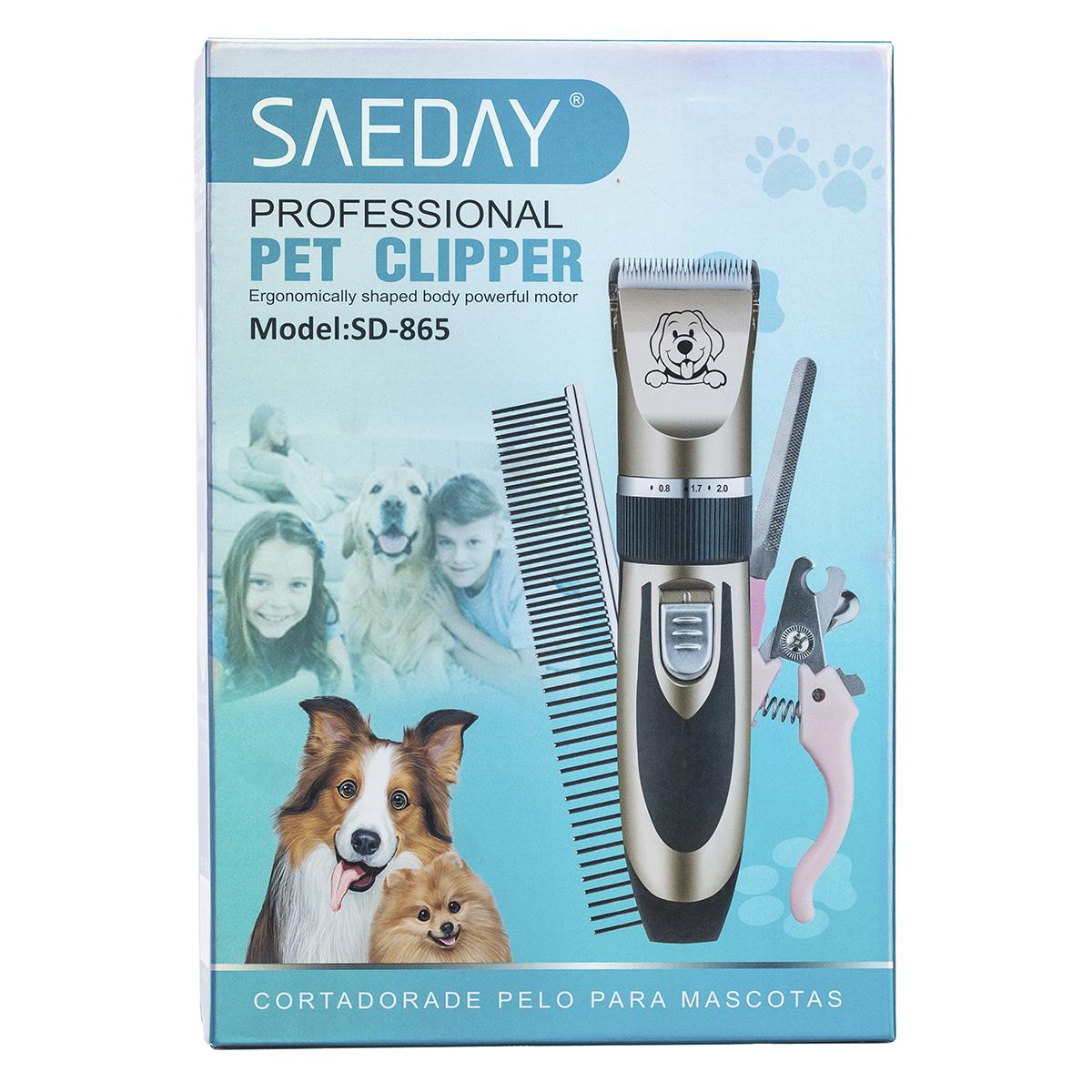 Набір для грумінгу Saeday SD-865 для стрижки домашніх тварин 10 Вт (4698) - фото 7