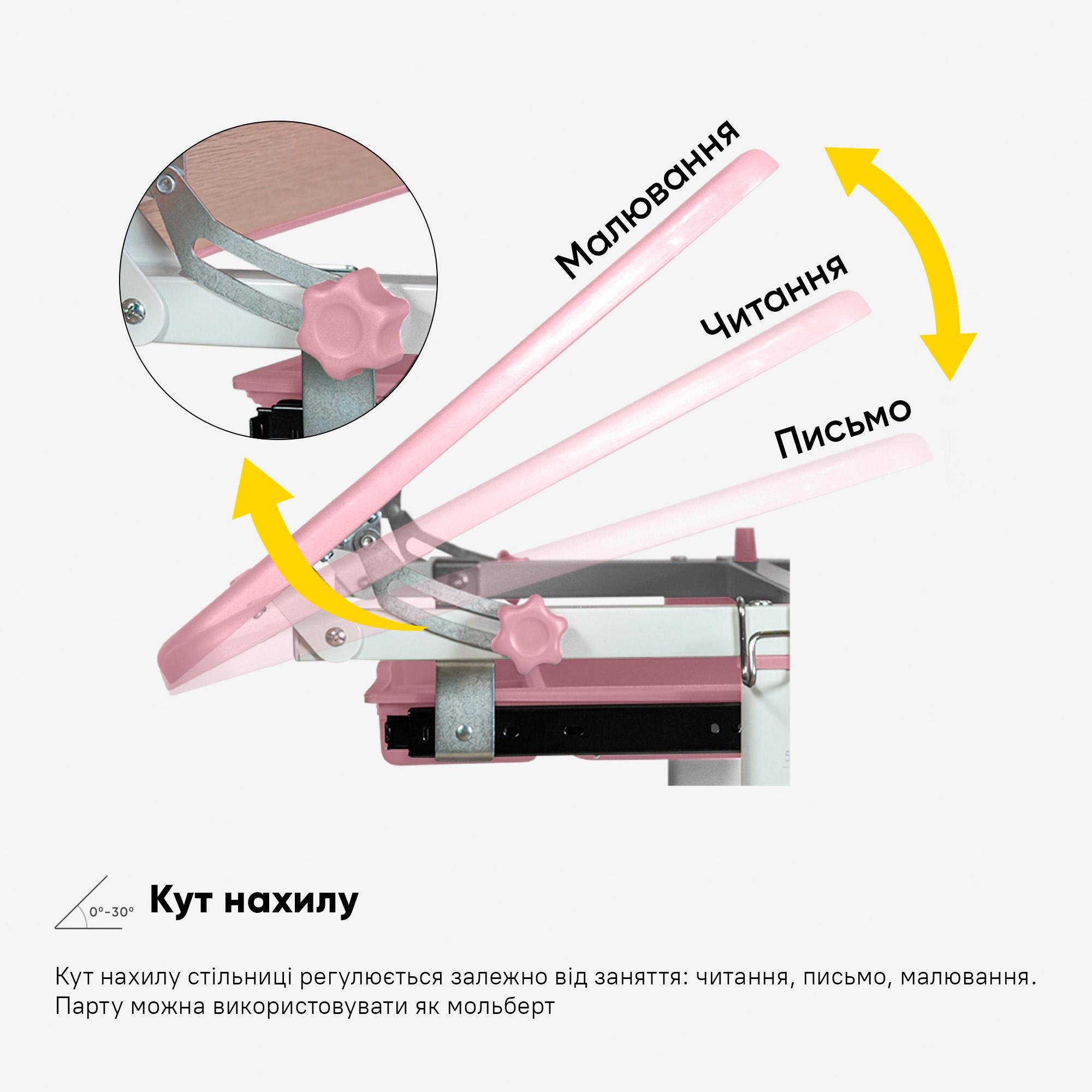 Комплект меблів Evo-Kids (стіл+стілець+полиця+лампа) BD-20 PN - фото 11 Комплект меблів Evo-Kids (стіл+стілець+полиця+лампа) BD-20 PN - фото 11