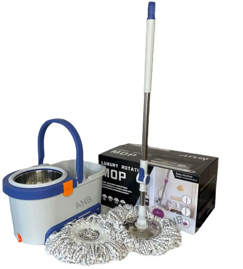 Швабра Easy Mop 024 з віджимом-центрифугою і відром універсальна (7-12-43026)