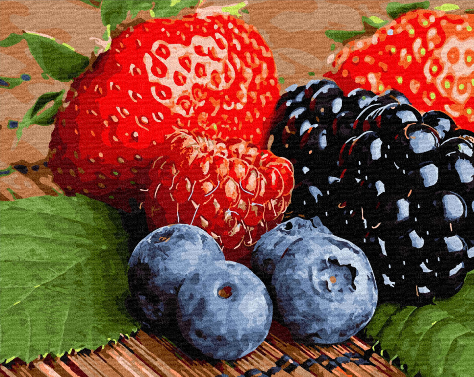Картина по номерам Brushme Ягодный натюрморт (GX34290)