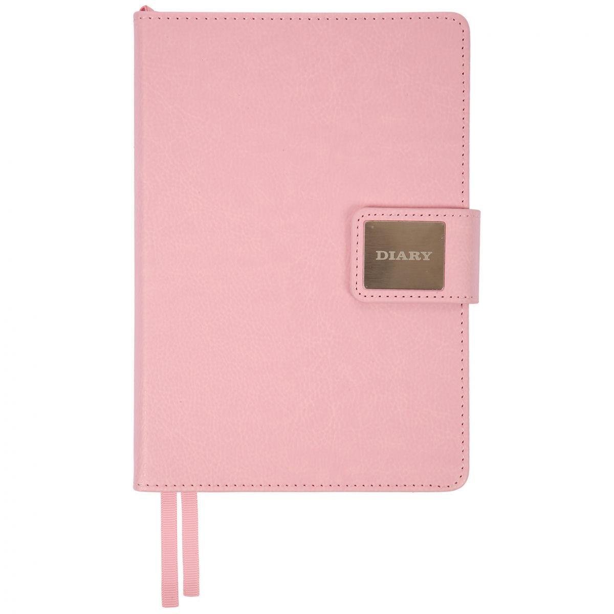Дневник датированный 2026 Leo Planner Chiara A5 368 стр. Розовый (252686)