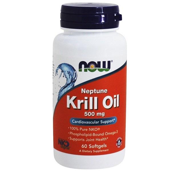 Масло крылья Now Foods Krill Oil 500 мг 60 мягк. капс. (000022457)
