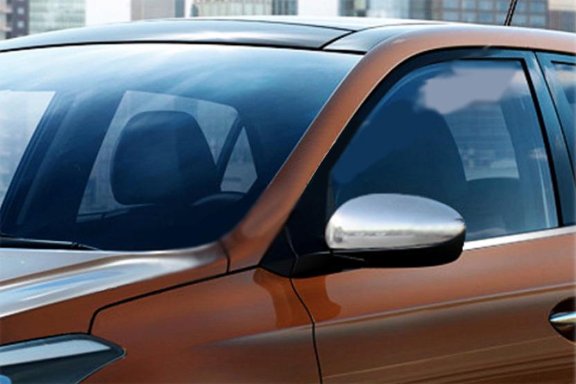 Накладки на зеркала V1 Omsa Line для Hyundai I-20 2014-2020 гг. нержавеющая сталь Хром