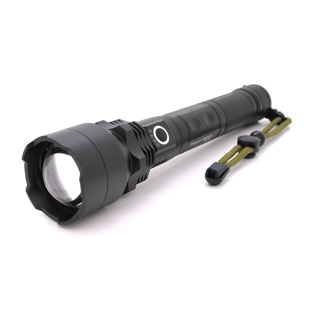 Ліхтар-підствольний тактичний WimpeX WX-P50 1LED P50 10W 1 режим 2х18650 IP44 кнопка-пульт microUSB 250х53х34 мм Black (41416)