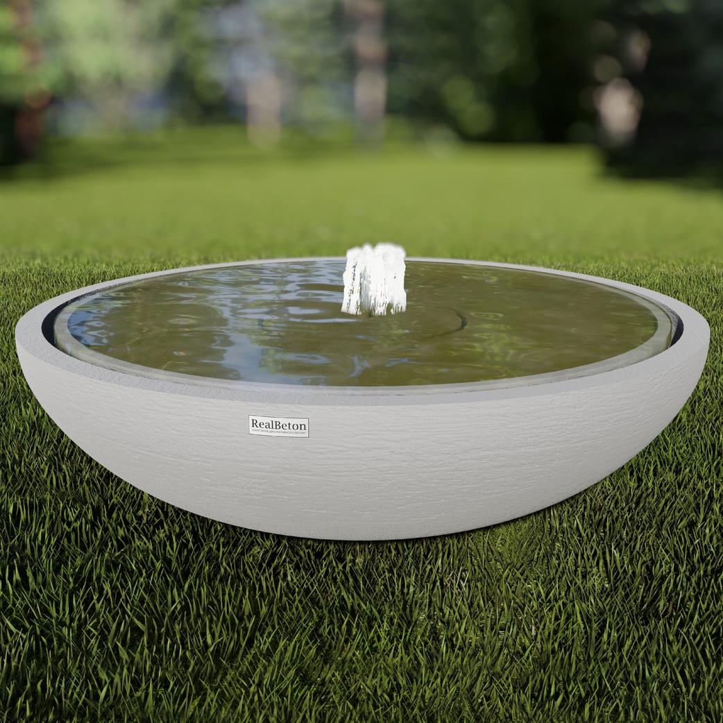 Фонтан бетонный садовый Nora для сада/террасы/двора 1100x270 мм (26221495)