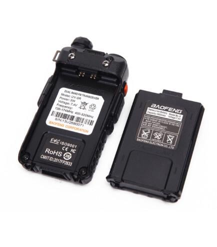 Рация Baofeng UV-5R и гарнитура c кнопкой РТТ Black (13391) - фото 7