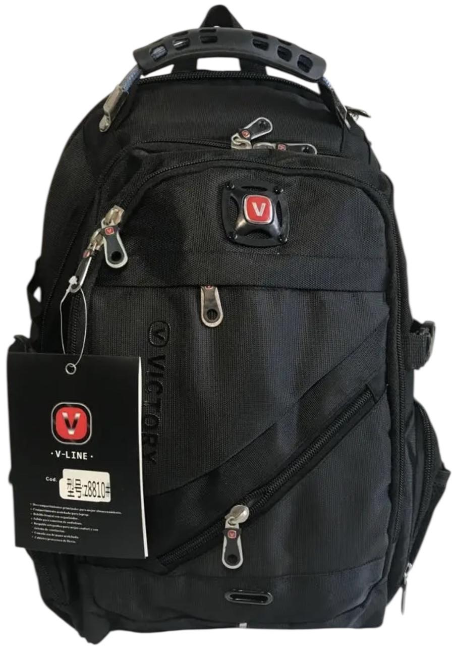 Рюкзак тканевый Victory ортопедический с металлической ручкой/дождевик/usb черный шнур (8810M) Рюкзак тканевый Victory ортопедический с металлической ручкой/дождевик/usb черный шнур (8810M)