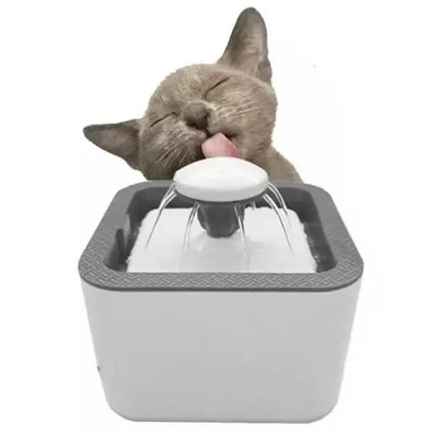 Поїлка-фонтан для тварин Pet Water Fountain автоматична USB White (3_03717) - фото 3