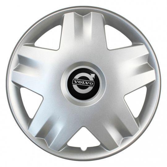 Автомобильные колпаки SKS 213 R14 с логотипом Volvo 4 шт. Серебристый