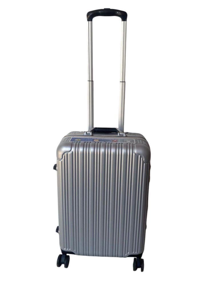 Валіза мала під ручну поклажу Airtex 228 полікарбонат S Срібний