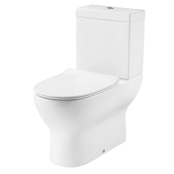 Унітаз-компакт Devit Fresh 3110121 безобідковий із сидінням Slim з дюропласту Soft Close quick-fix