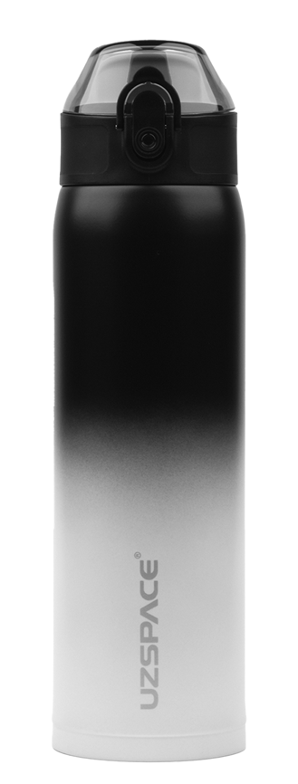 Термокружка Uzspace X4 Gradient 500 мл Черный с белым (4201)